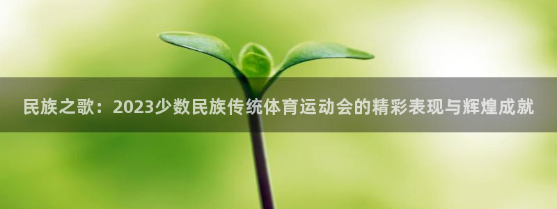 球速体育：民族之歌：2023少数民族传统体育运动会的精彩表现与辉煌成就